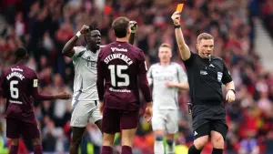 Hearts boss Neil Critchley fumes at lack of ‘respect’ from referee John Beaton