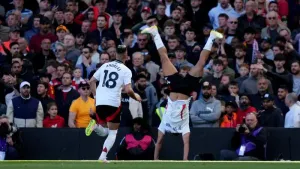 Leaders Liverpool’s 26-match unbeaten Premier League run ended in Fulham defeat