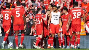 Liverpool secure Premier League title with crushing win against Tottenham