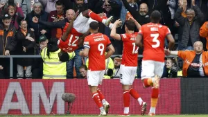 Luton breathe life into survival hopes with victory at relegation rivals Derby