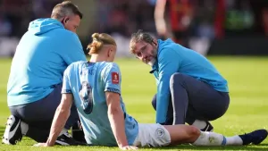 Man City striker Erling Haaland out for up to seven weeks with ankle injury