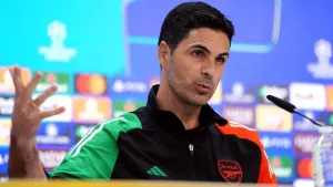 Mikel Arteta says Arsenal’s ‘mindset is to win’ in Madrid despite healthy lead