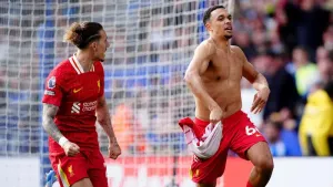 Monday’s briefing: Liverpool close on title and confirm Leicester’s relegation