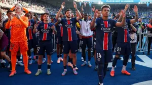 Paris St Germain clinch title while Real Madrid slip leaves Barcelona four clear