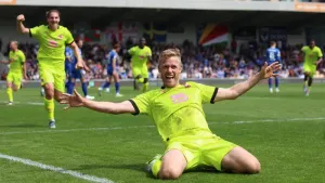 Port Vale promoted to League One with victory at AFC Wimbledon