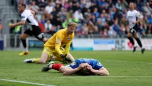 Rob Atkinson has eventful day as Portsmouth and Derby share spoils