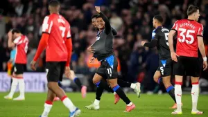 Southampton denied rare victory by added-time equaliser from Matheus Franca