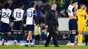 Spurs boss Ange Postecoglou says ‘mistake’ was celebrating goal before VAR check