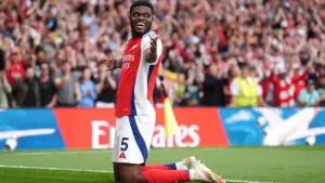 Thomas Partey insists Arsenal will not sit on first-leg advantage at Real Madrid