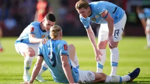 Tuesday’s briefing: Man City suffer Haaland injury blow and Saka ‘ready to go’