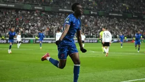 Tyrique George’s first goal for Chelsea helps them to convincing Warsaw win