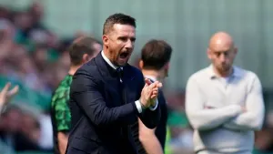 Barry Ferguson fumes about disallowed goal as Rangers end season with Hibs draw