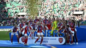 Boss Renee Slegers reveals she predicted Arsenal’s Champions League-winning goal