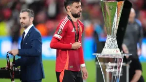 Bruno Fernandes vows to stay, but admits United could cash in after final loss
