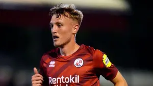 Crawley edge out 10-man Shrewsbury to seal final-day victory