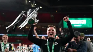 Eddie Howe says Champions League qualification ‘an expectation’ for Newcastle