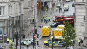Four children among injured after car ploughs into Liverpool parade crowd