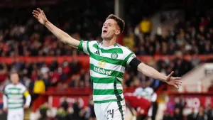 Johnny Kenny helps champions Celtic rehearse for cup final with win at Aberdeen