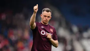 Liam Fox in dark over Lawrence Shankland’s future after starring role for Hearts