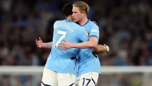 Manchester City and Omar Marmoush give Kevin De Bruyne fitting send-off