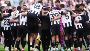 Newcastle secure Champions League place despite final-day defeat to Everton