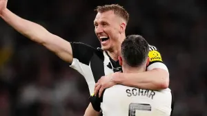 Newcastle’s Dan Burn: I’ll spend summer dreaming of Real, Barca and derbies