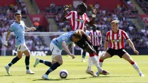 Southampton pass Derby’s record low after holding Man City to surprise draw