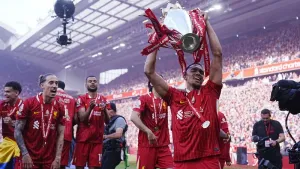 Trent Alexander-Arnold says lifting trophy was best part of Liverpool of career