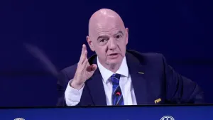 UEFA has accused FIFA president Gianni Infantino of putting football’s interests second after he arrived late for the FIFA C