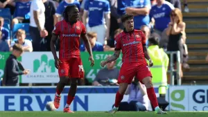 Walsall in control of play-off tie after winning away at Chesterfield