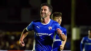 Will Grigg fires Chesterfield into League Two play-offs with Accrington winner