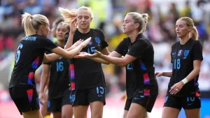 England prepared for the Women’s Euros with a comprehensive win over Jamaica (Bradley Collyer/PA)