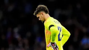 Scotland goalkeeper Cieran Slicker endured a nightmare debut (Andrew Milligan/PA)