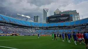 Thunderstorm forces players off in Chelsea’s CWC last-16 clash with Benfica