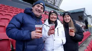 Alcohol trial at women’s matches to be expanded to up to 14 clubs next season