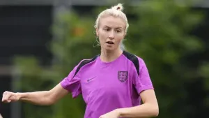 England captain Leah Williamson trains ahead of Euro 2025 semi-final