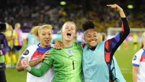 Hannah Hampton: England heading in ‘right direction’ after dramatic penalty win