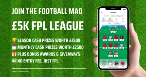 Football Mad £5k FPL League - Free to Play