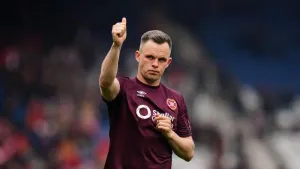 Lawrence Shankland has opted to stay at Hearts (Jane Barlow/PA)