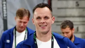 Lawrence Shankland has opted to stay with Hearts (Jane Barlow/PA)