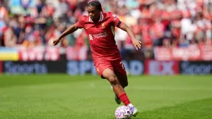 Liverpool boss Arne Slot pleased to see 16-year-old Rio Ngumoha having an impact