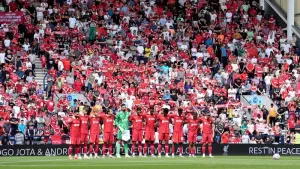 Liverpool pay emotional tribute to Diogo Jota ahead of Preston friendly
