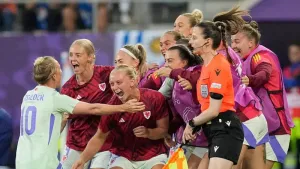 Jess Fishlock created history for Wales (Martin Meissner/AP)