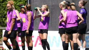 Sarina Wiegman wants her England players to keep their cool in tournament opener