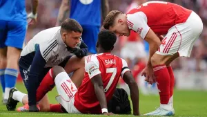 Bukayo Saka set to miss Liverpool clash and England qualifiers