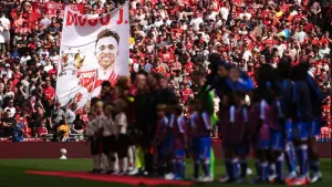 Diogo Jota given touching tribute at Wembley ahead of Community Shield