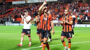 Dundee United beaten by Rapid Vienna on penalties after thriller at Tannadice