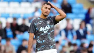 Man City midfielder Rodri won’t be fully fit until September, says Pep Guardiola