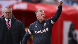 Mark Robins celebrates Stoke staying perfect with win over Southampton