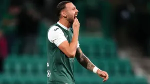 Martin Boyle double gives Hibernian control of their Conference League qualifier